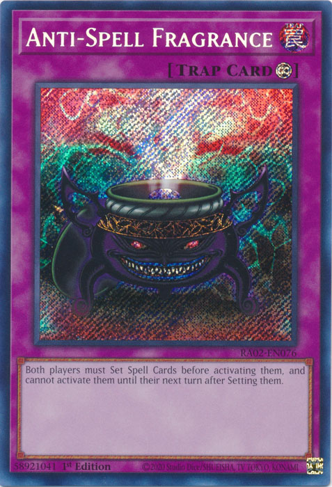 Anti-Spell Fragrance (Secret Rare) - RA02-EN076 - Secret Rare - 1st Edition