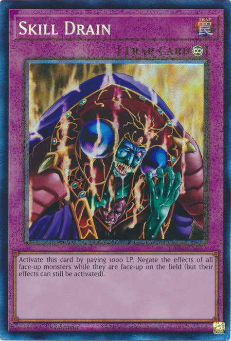 Skill Drain (PCR) - RA02-EN077 - Prismatic Collector's Rare - 1st Edition