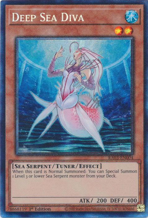 Deep Sea Diva (PCR) - RA03-EN004 - Prismatic Collector's Rare - 1st Edition