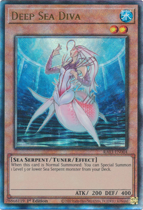 Deep Sea Diva (PUR) - RA03-EN004 - Prismatic Ultimate Rare - 1st Edition
