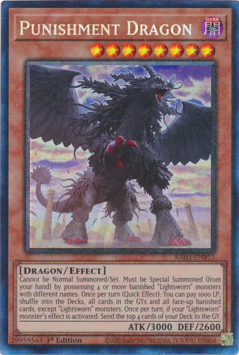 Punishment Dragon (PCR) - RA03-EN015 - Prismatic Collector's Rare - 1st Edition