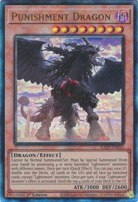 Punishment Dragon (PUR) - RA03-EN015 - Prismatic Ultimate Rare - 1st Edition