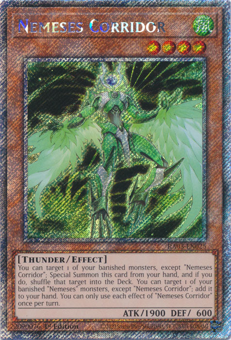 Nemeses Corridor (Platinum Secret Rare) - RA03-EN025 - Platinum Secret Rare - 1st Edition