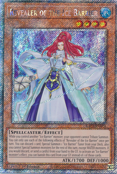 Revealer of the Ice Barrier (Platinum Secret Rare) - RA03-EN028 - Platinum Secret Rare - 1st Edition