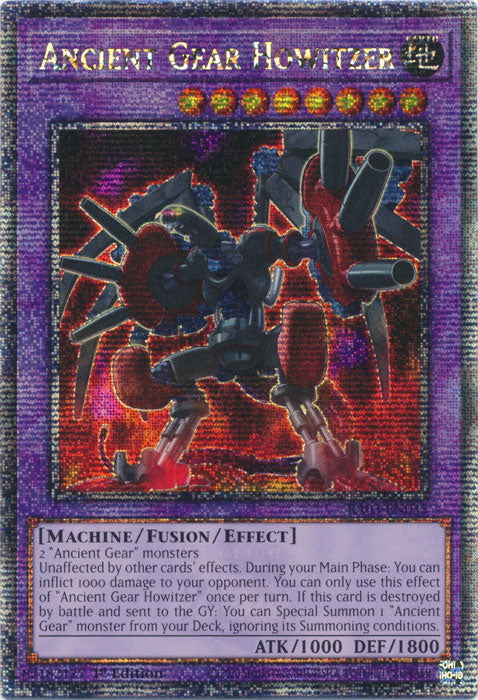 Ancient Gear Howitzer - RA03-EN035 - Quarter Century Secret Rare - 1st Edition