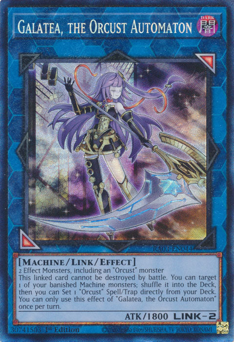 Galatea, the Orcust Automaton (PCR) - RA03-EN044 - Prismatic Collector's Rare - 1st Edition