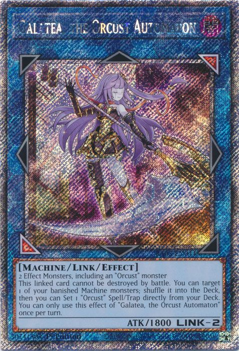Galatea, the Orcust Automaton (Platinum Secret Rare) - RA03-EN044 - Platinum Secret Rare - 1st Edition