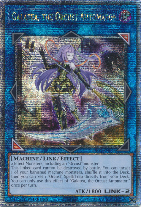 Galatea, the Orcust Automaton - RA03-EN044 - Quarter Century Secret Rare - 1st Edition
