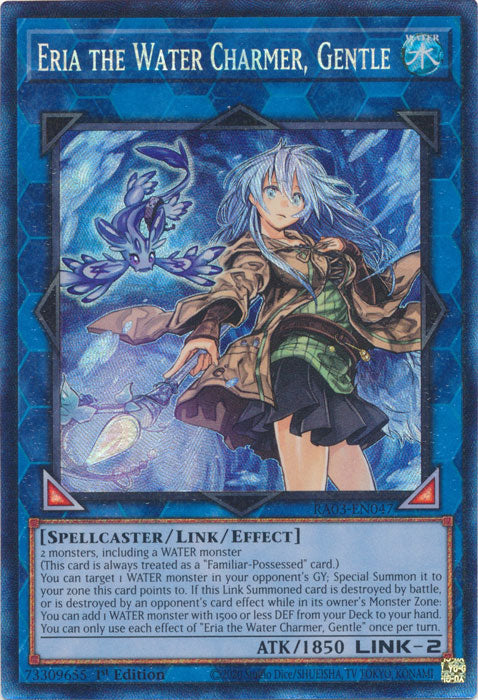 Eria the Water Charmer, Gentle (PCR) - RA03-EN047 - Prismatic Collector's Rare - 1st Edition