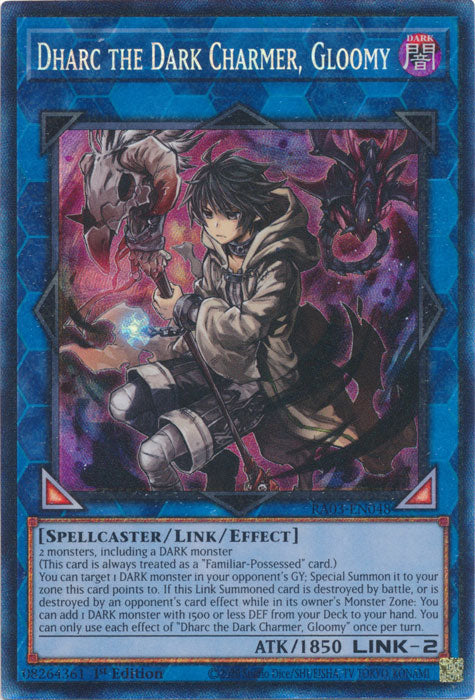 Dharc the Dark Charmer, Gloomy (PCR) - RA03-EN048 - Prismatic Collector's Rare - 1st Edition