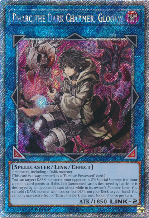 Dharc the Dark Charmer, Gloomy (Platinum Secret Rare) - RA03-EN048 - Platinum Secret Rare - 1st Edition