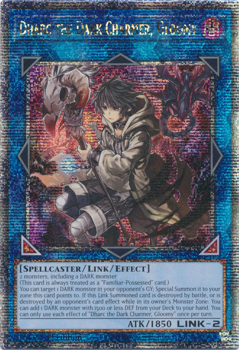Dharc the Dark Charmer, Gloomy - RA03-EN048 - Quarter Century Secret Rare - 1st Edition