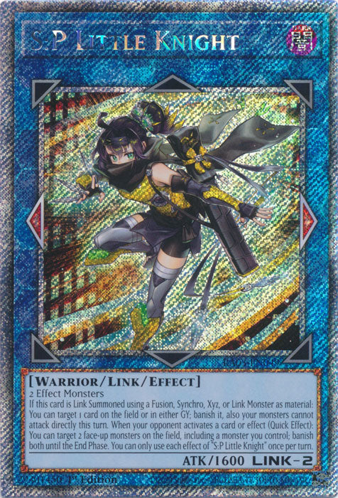 S:P Little Knight (Platinum Secret Rare) - RA03-EN049 - Platinum Secret Rare - 1st Edition