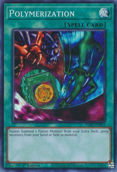 Polymerization - RA03-EN051 - Super Rare - 1st Edition