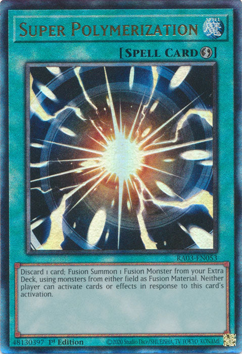 Super Polymerization (PUR) - RA03-EN053 - Prismatic Ultimate Rare - 1st Edition
