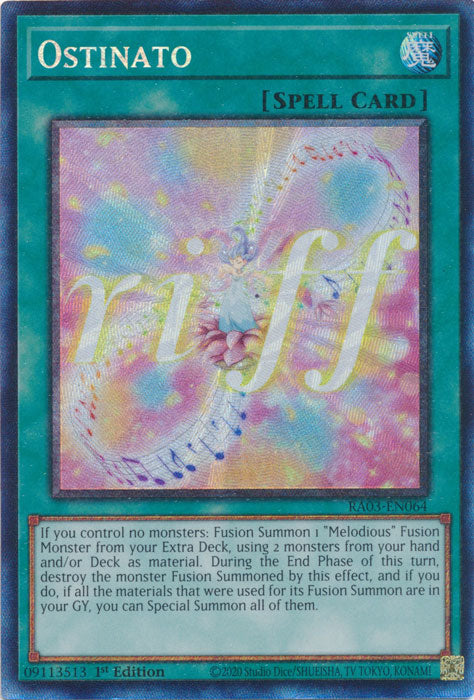 Ostinato (PCR) - RA03-EN064 - Prismatic Collector's Rare - 1st Edition