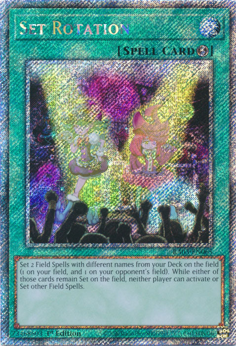 Set Rotation (Platinum Secret Rare) - RA03-EN065 - Platinum Secret Rare - 1st Edition