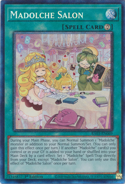 Madolche Salon (PCR) - RA03-EN069 - Prismatic Collector's Rare - 1st Edition