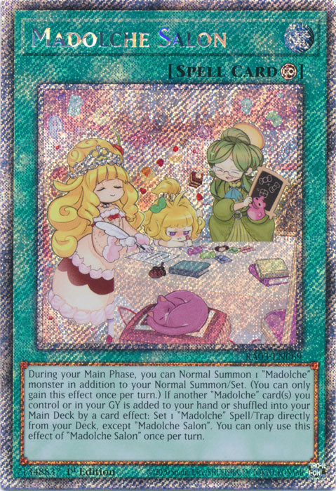 Madolche Salon (Platinum Secret Rare) - RA03-EN069 - Platinum Secret Rare - 1st Edition