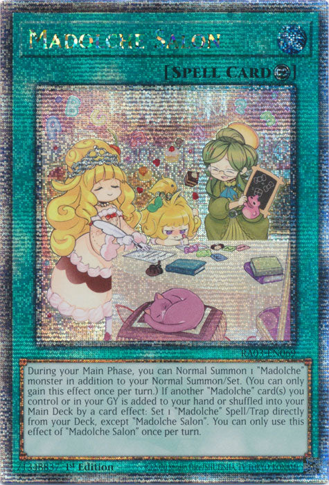 Madolche Salon - RA03-EN069 - Quarter Century Secret Rare - 1st Edition