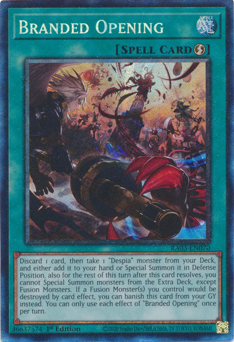 Branded Opening (PCR) - RA03-EN070 - Prismatic Collector's Rare - 1st Edition