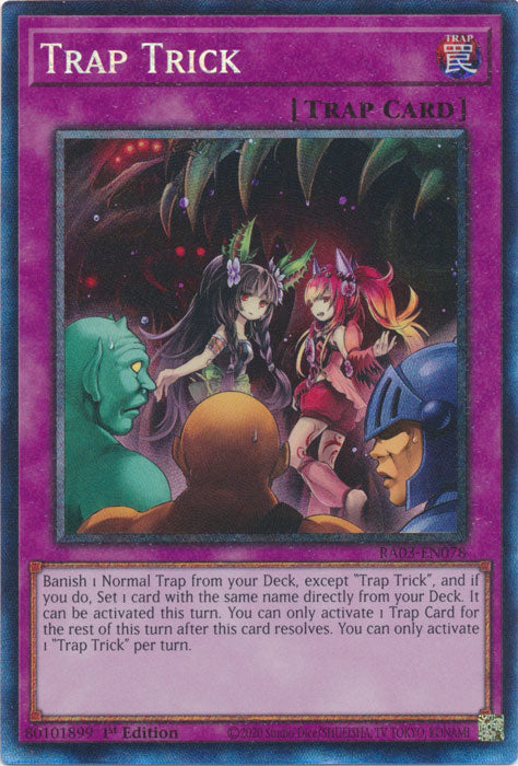 Trap Trick (PCR) - RA03-EN078 - Prismatic Collector's Rare - 1st Edition