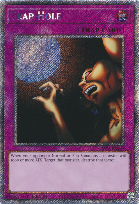 Trap Hole (Platinum Secret Rare) - RA03-EN085 - Platinum Secret Rare - 1st Edition