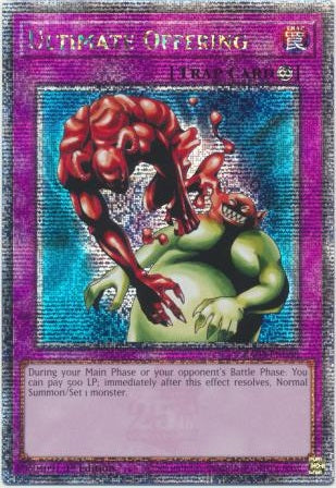 Ultimate Offering - RA03-EN088 - Quarter Century Secret Rare - 1st Edition