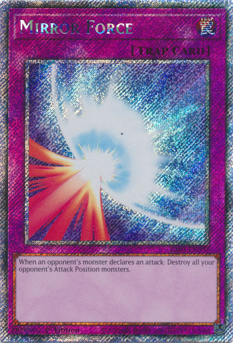 Mirror Force (Platinum Secret Rare) - RA03-EN093 - Platinum Secret Rare - 1st Edition