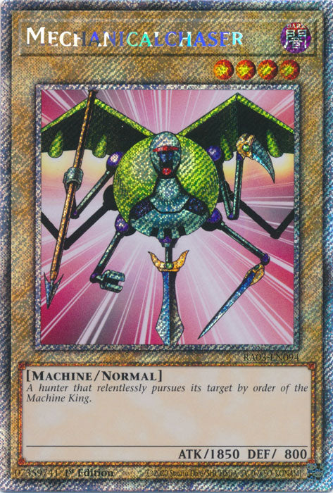 Mechanicalchaser (Platinum Secret Rare) - RA03-EN094 - Platinum Secret Rare - 1st Edition