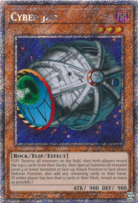 Cyber Jar (Platinum Secret Rare) - RA03-EN095 - Platinum Secret Rare - 1st Edition