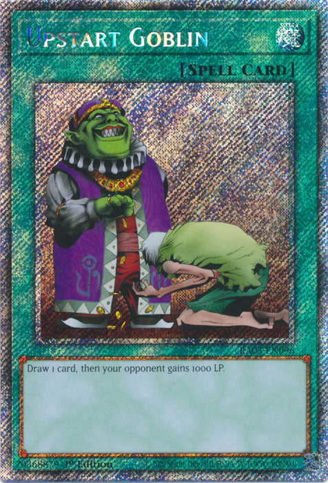 Upstart Goblin (Platinum Secret Rare) - RA03-EN096 - Platinum Secret Rare - 1st Edition