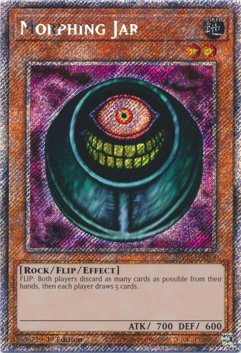 Morphing Jar (Platinum Secret Rare) - RA03-EN098 - Platinum Secret Rare - 1st Edition