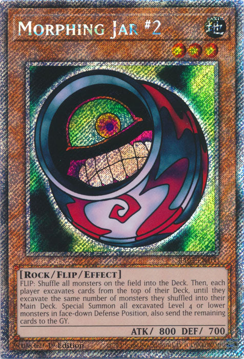 Morphing Jar #2 (Platinum Secret Rare) - RA03-EN100 - Platinum Secret Rare - 1st Edition