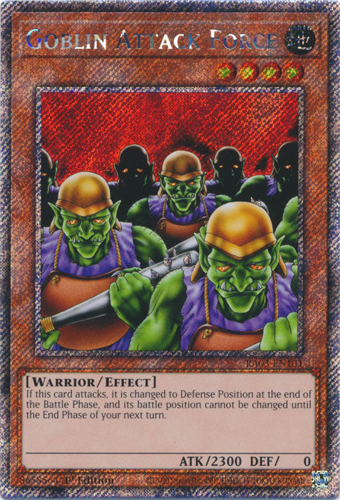 Goblin Attack Force (Platinum Secret Rare) - RA03-EN101 - Platinum Secret Rare - 1st Edition