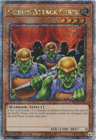 Goblin Attack Force - RA03-EN101 - Quarter Century Secret Rare - 1st Edition