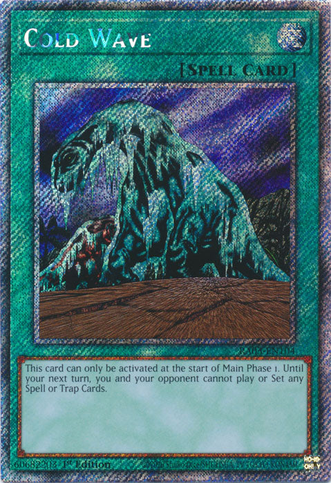 Cold Wave (Platinum Secret Rare) - RA03-EN104 - Platinum Secret Rare - 1st Edition
