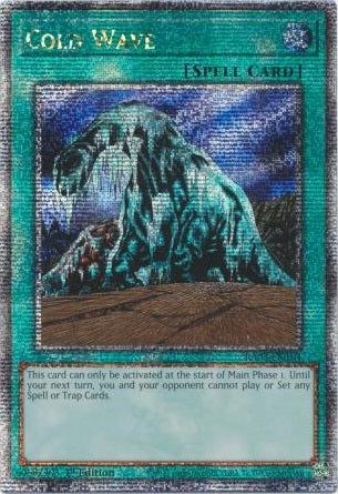 Cold Wave - RA03-EN104 - Quarter Century Secret Rare - 1st Edition