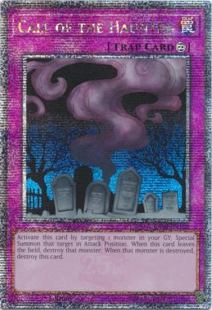 Call of the Haunted - RA03-EN108 - Quarter Century Secret Rare - 1st Edition