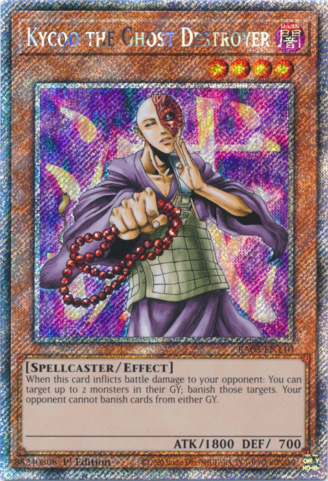 Kycoo the Ghost Destroyer (Platinum Secret Rare) - RA03-EN110 - Platinum Secret Rare - 1st Edition