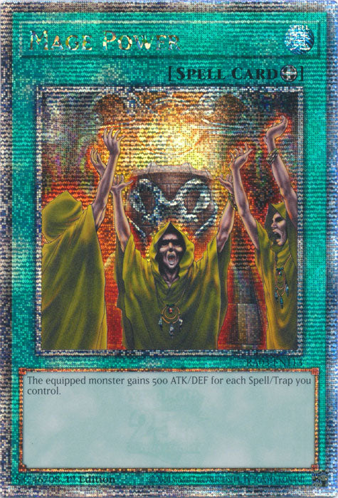 Mage Power - RA03-EN113 - Quarter Century Secret Rare - 1st Edition