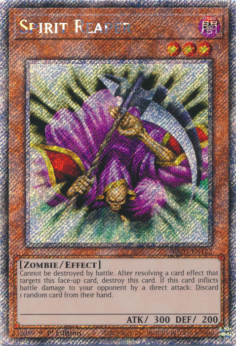 Spirit Reaper (Platinum Secret Rare) - RA03-EN122 - Platinum Secret Rare - 1st Edition