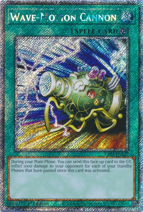 Wave-Motion Cannon (Platinum Secret Rare) - RA03-EN127 - Platinum Secret Rare - 1st Edition