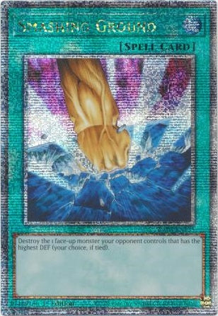 Smashing Ground - RA03-EN135 - Quarter Century Secret Rare - 1st Edition