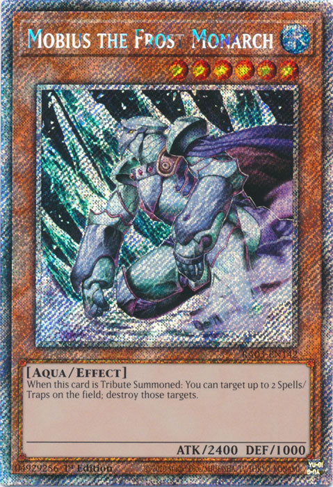 Mobius the Frost Monarch (Platinum Secret Rare) - RA03-EN142 - Platinum Secret Rare - 1st Edition