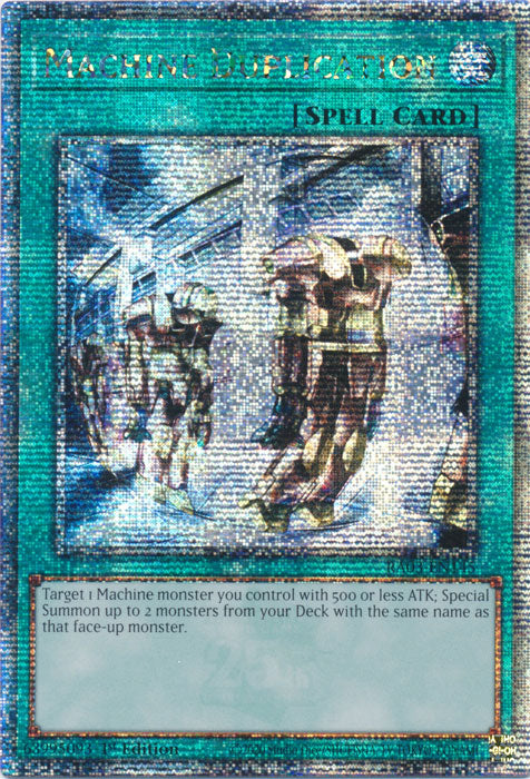 Machine Duplication - RA03-EN145 - Quarter Century Secret Rare - 1st Edition