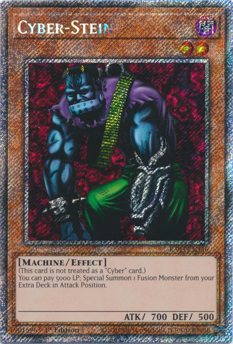 Cyber-Stein (Platinum Secret Rare) - RA03-EN146 - Platinum Secret Rare - 1st Edition