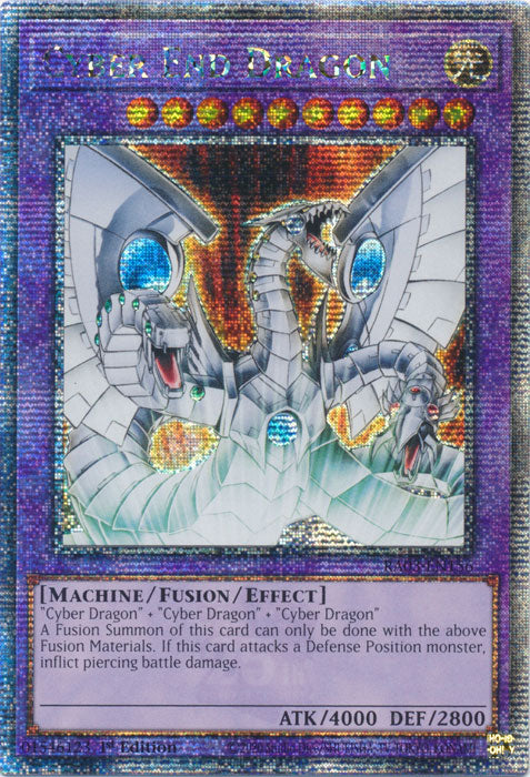 Cyber End Dragon - RA03-EN156 - Quarter Century Secret Rare - 1st Edition