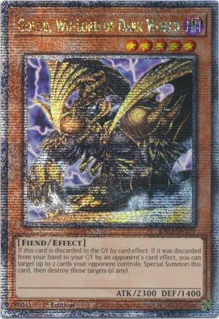 Goldd, Wu-Lord of Dark World - RA03-EN159 - Quarter Century Secret Rare - 1st Edition
