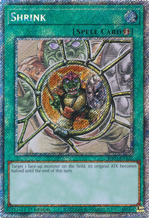Shrink (Platinum Secret Rare) - RA03-EN162 - Platinum Secret Rare - 1st Edition
